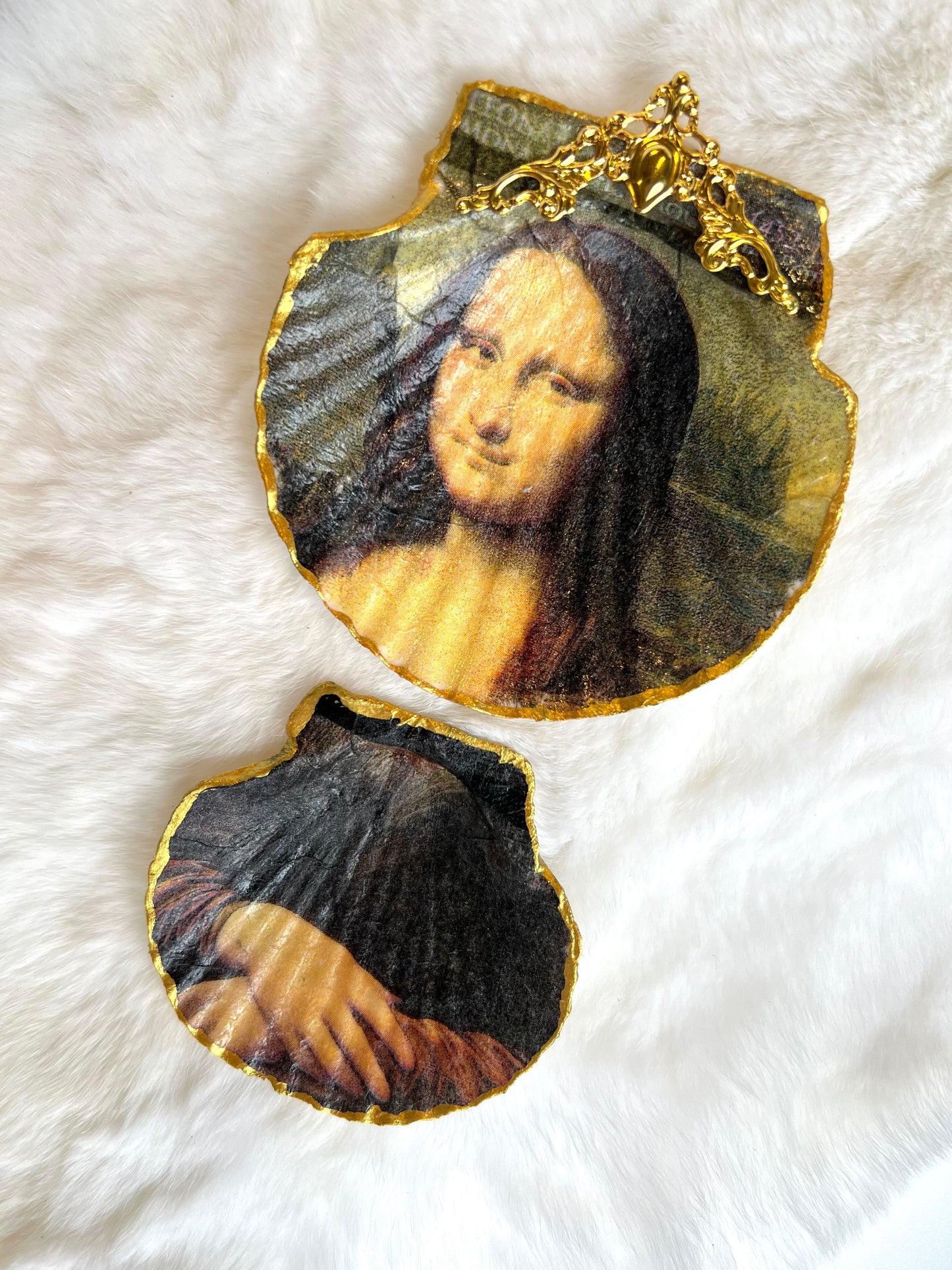 Mona Lisa : Seashell ring dish